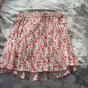 Floral Mini Skirt